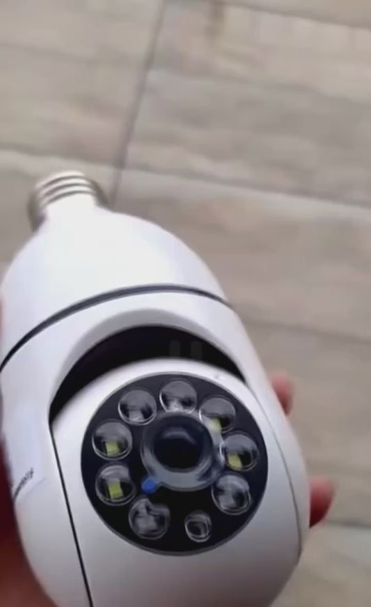 Camaras De Seguridad Tipo Bombillo Wifi